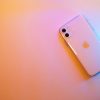 white iPhone 11 on white surface